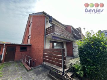 Die Wohnalternative zu einer Eigentumswohnung: Doppelhaushälfte mit Sanierungsbedarf in Bahnhofsnähe, 28857 Syke, Etagenwohnung