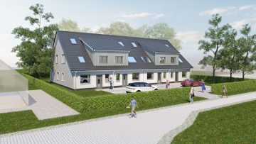 Wohnen im Grünen: Neubau von vier Reihenhäusern in Melchiorshausen, 28844 Weyhe, Reihenendhaus