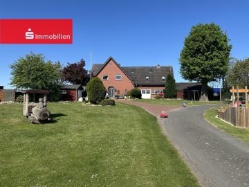 +++ Zuhause im Grünen: Liebevoll saniertes Wohnhaus mit zwei Wohneinheiten in reizvoller landschaftlicher Lage +++, 27211 Bassum, Zweifamilienhaus