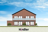 Neubau 2026: Kurze Str. 12 in Kirchweyhe - Süd-Ansicht