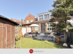 Gemütliches Reihenhaus mit Südost-Garten und Stellplatz! - rückwärtige Hausansicht / Garten
