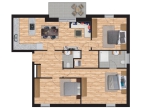 Erstbezug im Effizienzhaus 40EE – Ihr Penthouse auf Zeit - Grundriss Wohnung 7