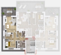 QNG-Plus Neubau EH 40 - Lichtdurchflutete Wohnung im Staffelgeschoss - Grundriss Staffelgeschoss Wohnung 9