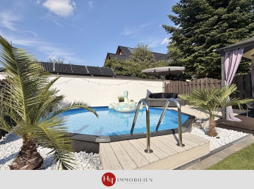 Einziehen und genießen! Modernisiertes Haus mit Traumgarten und Pool!, 27749 Delmenhorst, Einfamilienhaus
