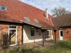 Malerische Hofstelle in naturnaher Umgebung - Perfekt für Familie und Beruf unter einem Dach! - Überdachter Terrassenbereich