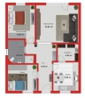 Modern und barrierefrei: Komfortabler Bungalow in zentraler Lage - Grundrissskizze Erdgeschoss