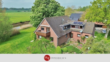 Naturverbunden leben mit Blick über die Ochtum, 28197 Bremen, Zweifamilienhaus