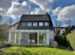 Mehrgenerationenhaus mit großem Garten und Garage! - rückwärtiger Blick auf Haus 2 mit umschlossener Terrasse