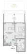 Erdgeschoßwohnung mit Terrasse und Garten im modernen Mehrfamilienhaus - Zentral in Stuhr-Brinkum - Grundriss WE18